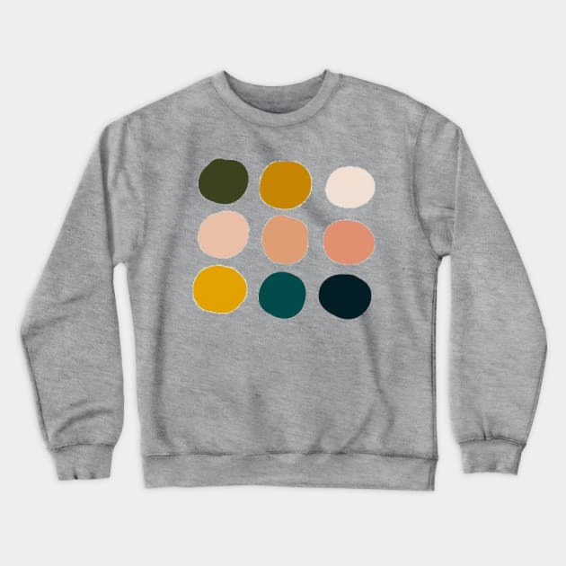 Fall Color Palette Crewneck Sweatshirt by Designs by Katie Leigh